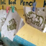 animal sponge paintings