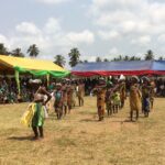 image: ghanaian children performing dance