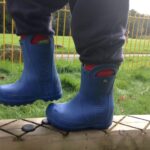 image: welly on balance beam
