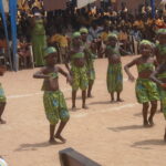 dancing for the crowd