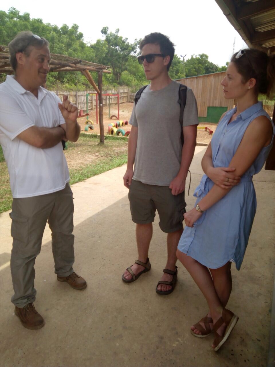 Monster Triathletes visit Elmina