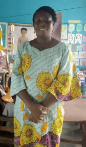 teacher Faustina Gborglah Dinku
