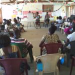 One of our teacher trainers delivering to the KG teachers