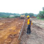 Levelling the site