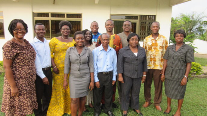 GES and OLA College of Education stakeholders with the BF Team