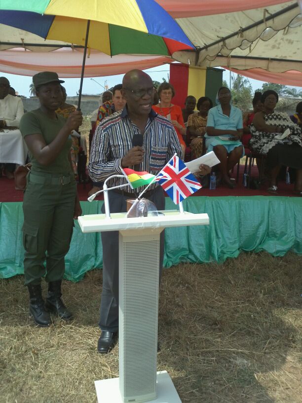 Prof Anamoah-Mensah addresses the participants