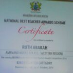 Ruth's certificate