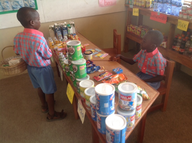Children enjoying their new kindergarten