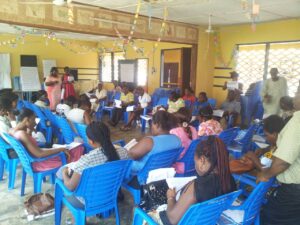 Image: Teachers at workshop in ghana