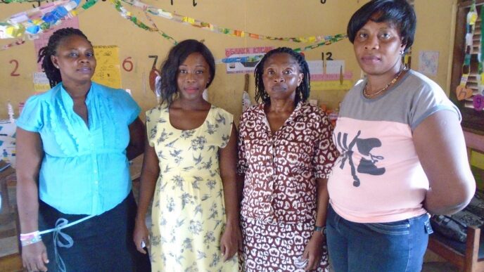 image: teachers from Salavation Army school