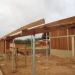 image: external teachin area underway
