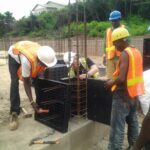 erecting plastic formwork in ghana