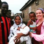 Bre Morgan with her ghanaian family