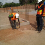 marking out for water storage tank