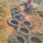 image: tyres in playground