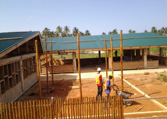 plywood classroom walls