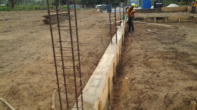image: pouring concrete