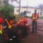 site team praying