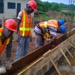 site team fitting forwork