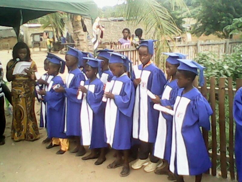 Kindergarten schools first graduation
