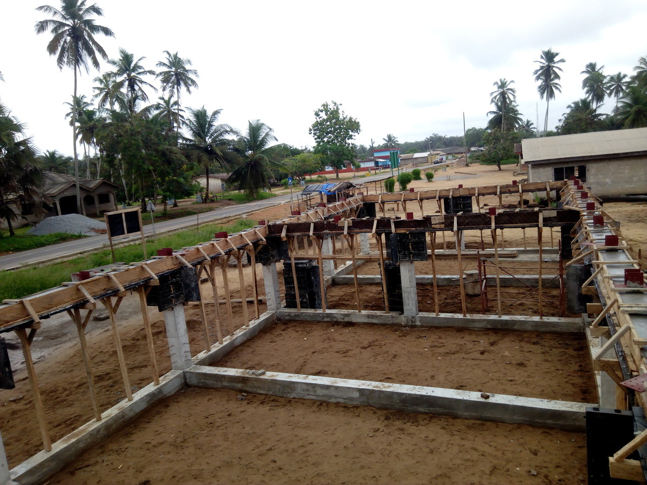 Krisan-Sanzule Model Kindergarten School construction update July 2018