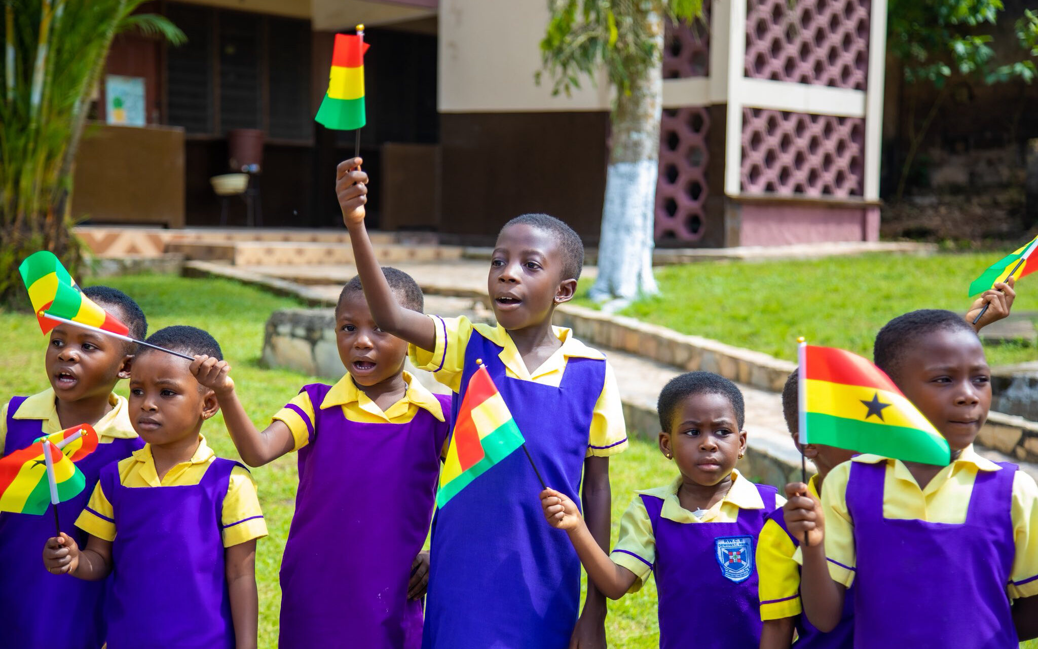HRH The Duke of Edinburgh Visits Sabre-Supported College and Kindergarten in Ghana
